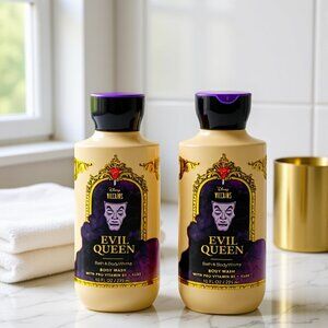 Bath & Body Works Disney Villains EVIL QUEEN Body Wash – Set of 2 – NEW